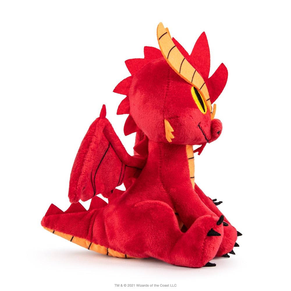 Kidrobot Phunny Plush - Red Dragon Toy, 8 inches