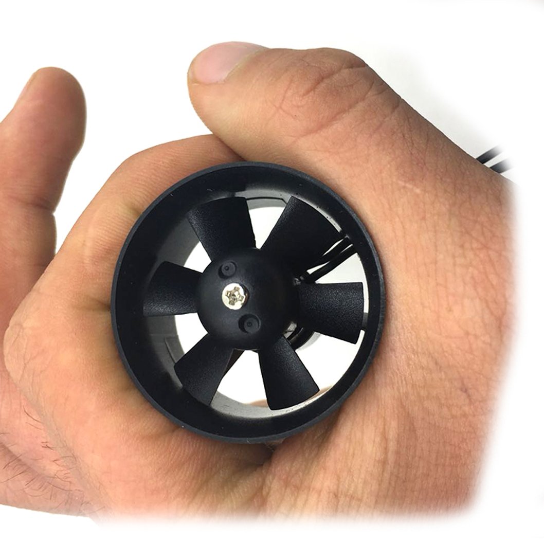 JFtech 30mm Duct Fan with 7000KV Brushless Motor 3S Lipo Version for RC Model Mini Ducted Fan EDF Jet Airplane