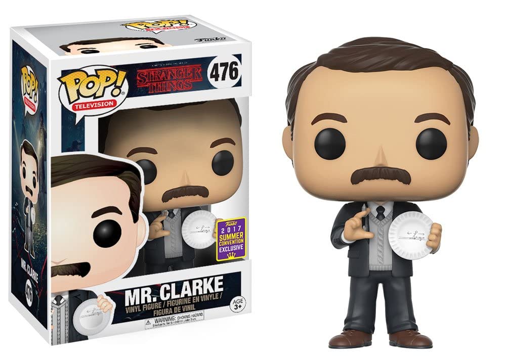 Vinyl Pop! Stranger Things Mr. Clarke SDCC 2017 Exclusive Figure