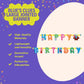 Unique Vibrant Blue's Clues Large Jointed "Happy Birthday" Banner - Perfect for Kids' Birthdays, Themed Events & Milestones
