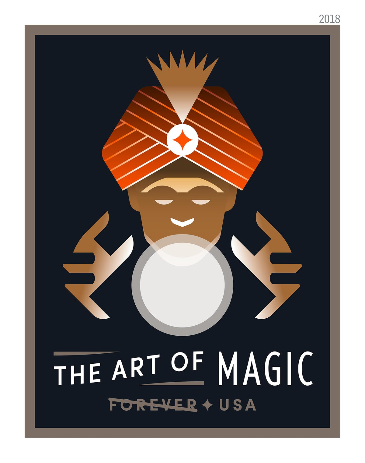 The Art of Magic (Sheet of 20) First-Class Mail Forever Postage Stamps 2018 Scott #5305