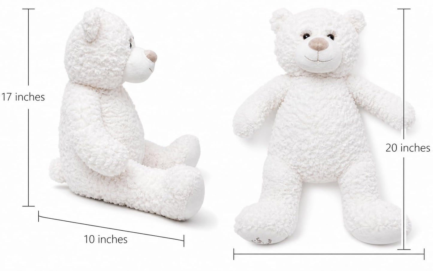 KINNEX COLLECTIONS SINCE 1997 20" Teddy Bear with Elegant Dress (Centerpiece) ~ B16631N-7 (Burgundy)