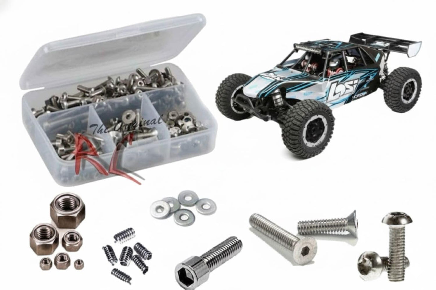 LOS112 - Compatible with Losi DBXL-E 1/5th (#LOS05012) Stainless Steel Screw Kit