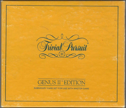 Trivial Pursuit Genus II Edition - subsidiary Card Set
