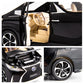 WAKAKAC Model Car 1/24 LM300 MPV Alloy Pull Back Metal Collectible Toy Car with Light and Sound, Toy Vehicle Door Can be Opened, Gift Black