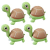 4 Pcs Inflatable Self Standing Turtle Balloons/4D Walking Animal Turtle Foil Balloon/Under The Sea Party, Mermaid Ocean Theme Birthday, Pool Beach