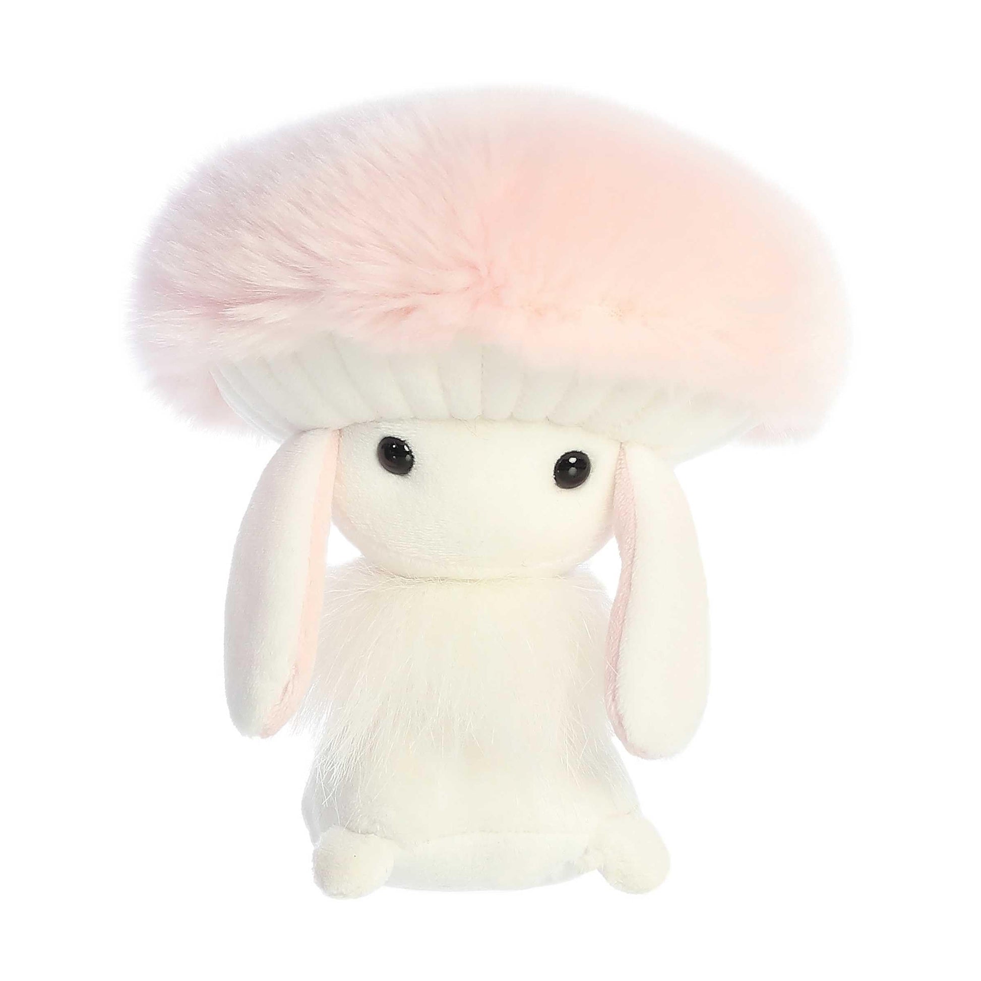 Aurora® Vibrant Spring Fungi Friends™ Stuffed Animal - Decorative Companion - Endless Fun - Pink 6 Inches