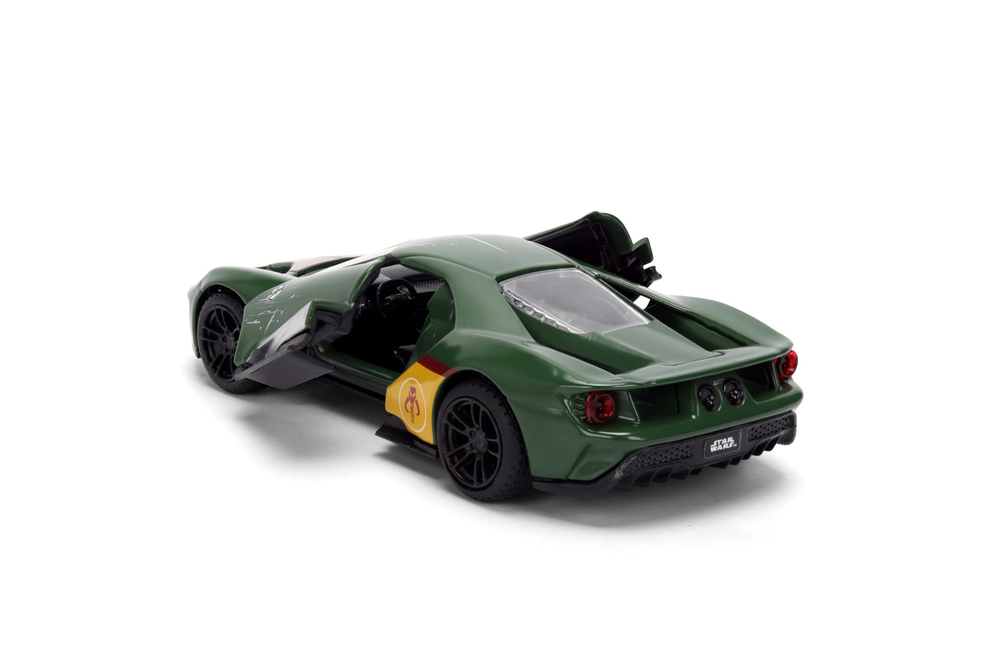 Jada Star Wars Boba Fett 2017 Ford GT - 1:32 Scale Hollywood Rides Die-Cast Collectible Car Toys - Toy for Collectors and Fans