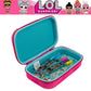 Innovative Designs LOL Surprise Dolls Pencil Case Set with LOL Stickers and Gel Pens for Girls, Molded with Zip Closure, Pink