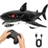 2.4GHz Remote Control Shark Toys for Kids, Electric RC Shark Boat with Light, 1:18 Scale High Simulation Shark Pool Toy, USB Rechargeable RC Water