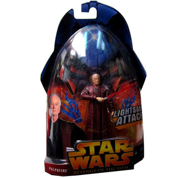 Star Wars Revenge of The Sith Palpatine with Blue Lightsaber #35 Action Figure