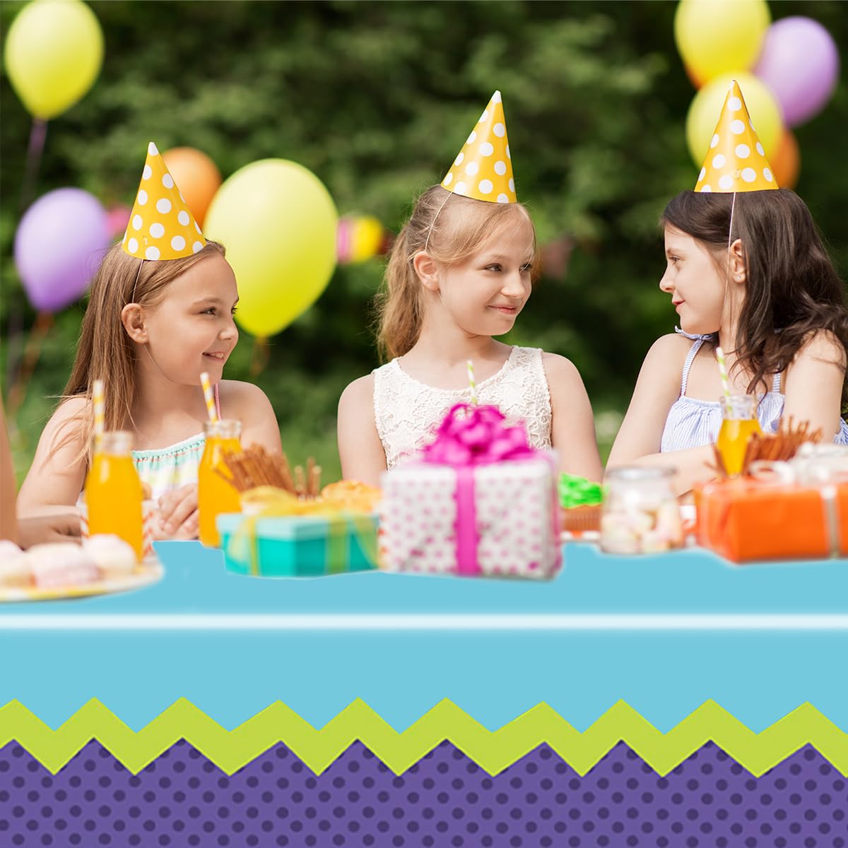 YTHKJS 2Pcs Monster Birthday Party Tablecloth|108 x 54 Inch| Monster Theme Birthday Party Supplies