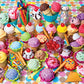 RoseArt - Kodak Premium - Variety of Colorful Ice Cream - 1000 Piece Jigsaw Puzzle for Adults