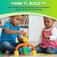 POPULAR PLAYTHINGS Mag Builder Building Set, Magnetic Connecting Toy for Kids Imagination and Creative Play, Crazy Shapes Gift for Children - 20 Piece
