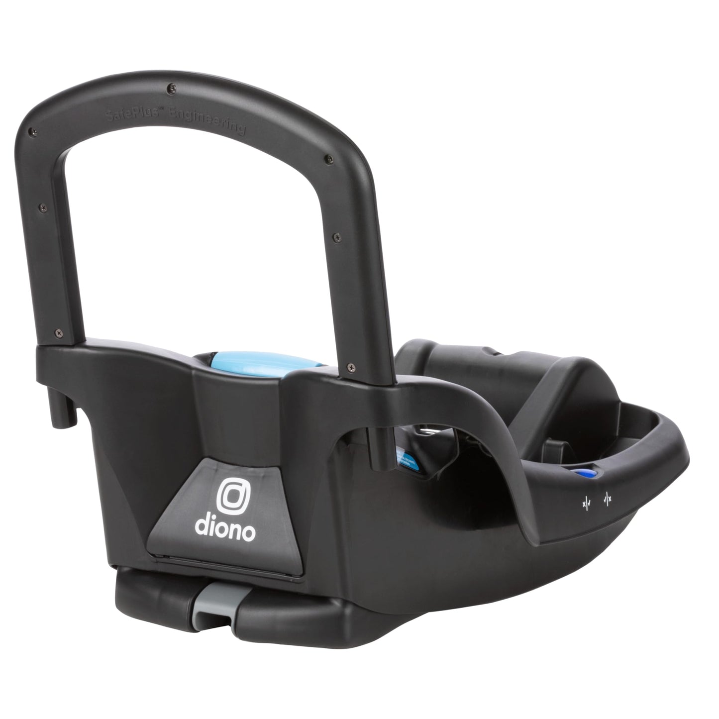 Diono LiteClik30 R and RX SafePlus Base, Stay-in-Car Base for Second Vehicle, Compatible with LiteClik30 R and RX SafePlus Car Seats, Features Steel