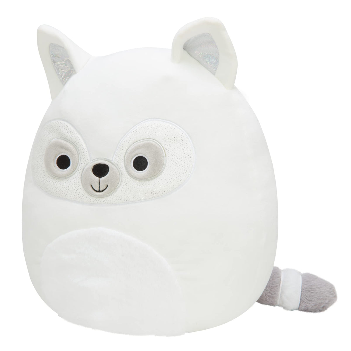 Squishmallows Original 14-Inch Landi White Lemur with Shimmer Ears - Large Ultrasoft Official Jazwares Plush