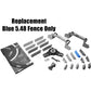 Replacement Parts for Hot-Wheels Rocket League - FWP45 ~ RC Rivals Set ~ Replacement Blue 5.48 Fence
