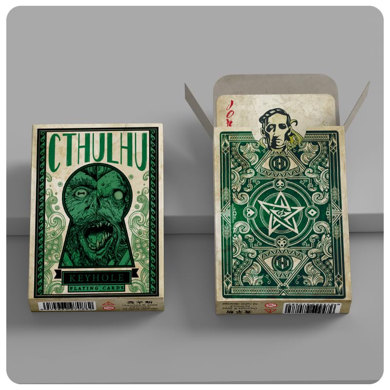 TAOYATAO Playing Cards - Poker Cthulhu Poker Collection Rare Limited Poker Cards Gift for Men or Women, Great for Magic,Card Games and Party