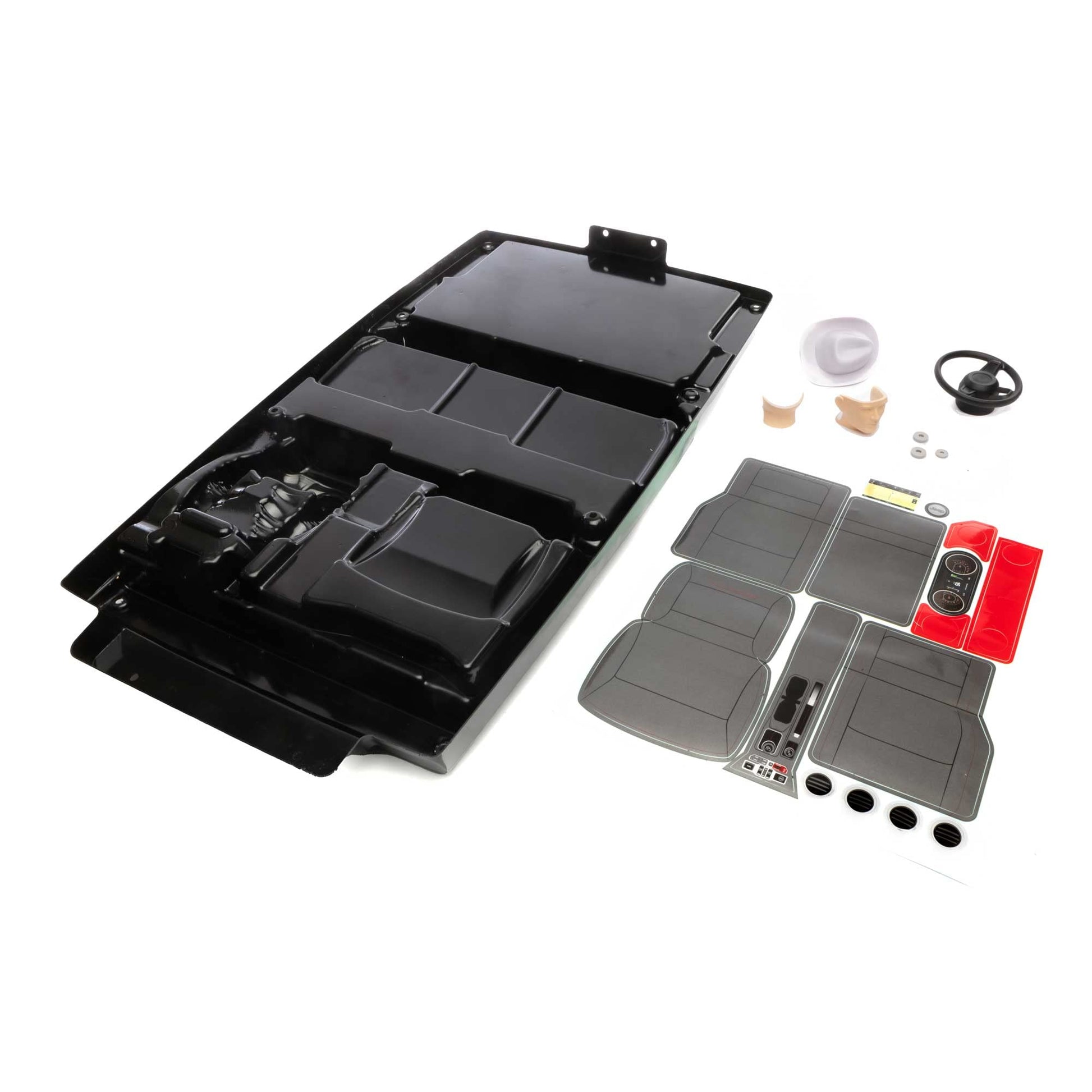Axial SCX6: Jeep JLU Driver & Interior (Clear), AXI250006