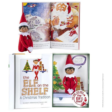 The Elf on the Shelf® Brown Eyed Girl & Elf Door - A Magical Portal