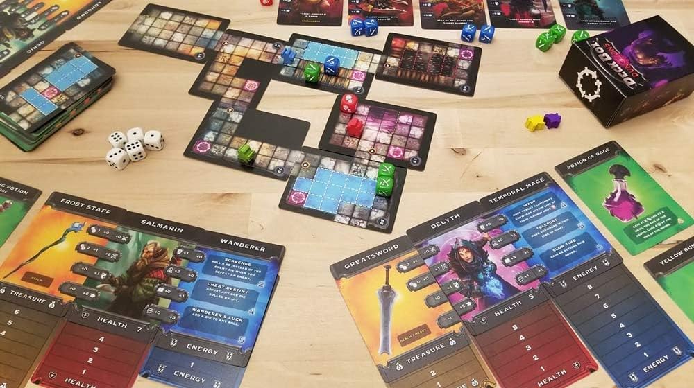 Deck Box Dungeons - A Popular Adventure Board Game | Classic Fantasy Dungeon Crawler | Best Travel Games | Tabletop RPG