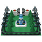 Nicolababe Building Block Education Toy - Street Lamp Street Light & Tree Fences Sets & Entrance Door and Park Fountain - Building Bricks Accessories