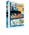 New York Puzzle Company - New Yorker Bodega Cat - 1000 Cat Piece Jigsaw Puzzle by R. Kikuo Johnson