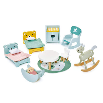 Tender Leaf Toys - Dollhouse Accessories - Detailed Wooden Furniture Sets and Room Decor - Encourage Creative and Imaginative Fun Play for Children