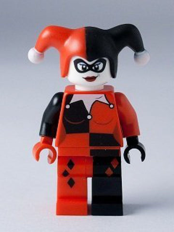 LEGO DC Comics Super Heroes Minifigure - Harley Quinn from Dynamic Duo Funhouse (6857)