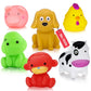 Bathtub Toys for Toddlers 1-3 - Mold Free No Hole Baby Kids Infant Bath Toys 6-12-18-24 Months Water Pool Toys Age 1 2 3 4 5 6 Shower Gifts for Boys