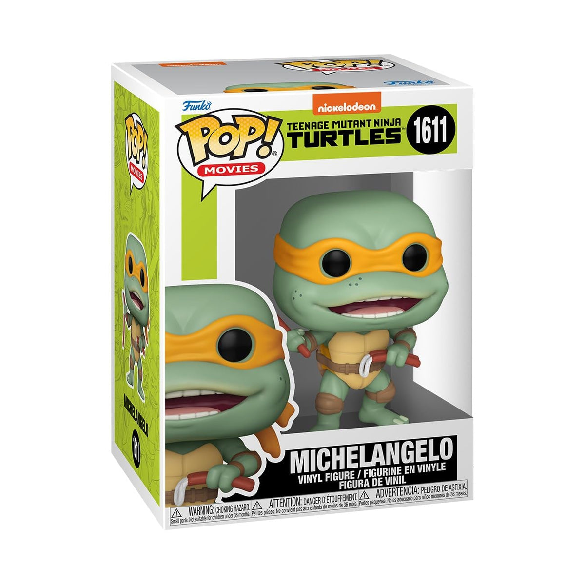 Funko POP! Movies: Teenage Mutant Ninja Turtles (TMNT) - Michelangelo Sausage Link Nunchucks - Collectable Vinyl Figure - Gift Idea - Official