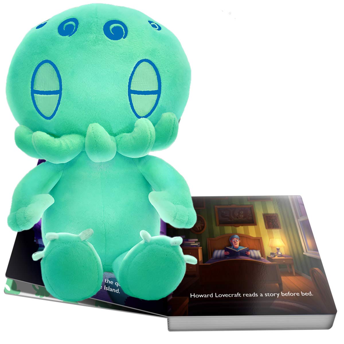 C is for Cthulhu Sweet Dreams Cthulhu & Glow-in-the-Dark Plush Bedtime Bundle (Standard Plush (12 inches))
