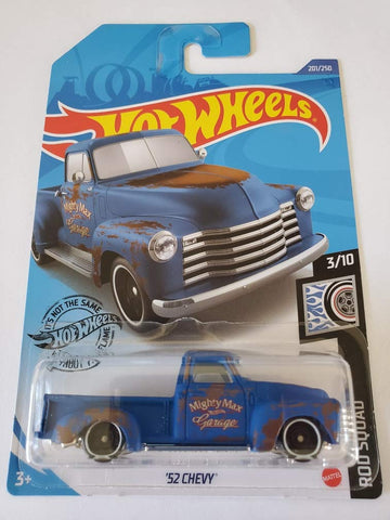 Hot Wheels 2020 Rod Squad '52 Chevy, Blue 201/250