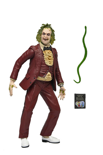 NECA - Beetlejuice (1988) - 7" Scale Action Figure - Red Tuxedo Beetlejuice in Blister Packaging