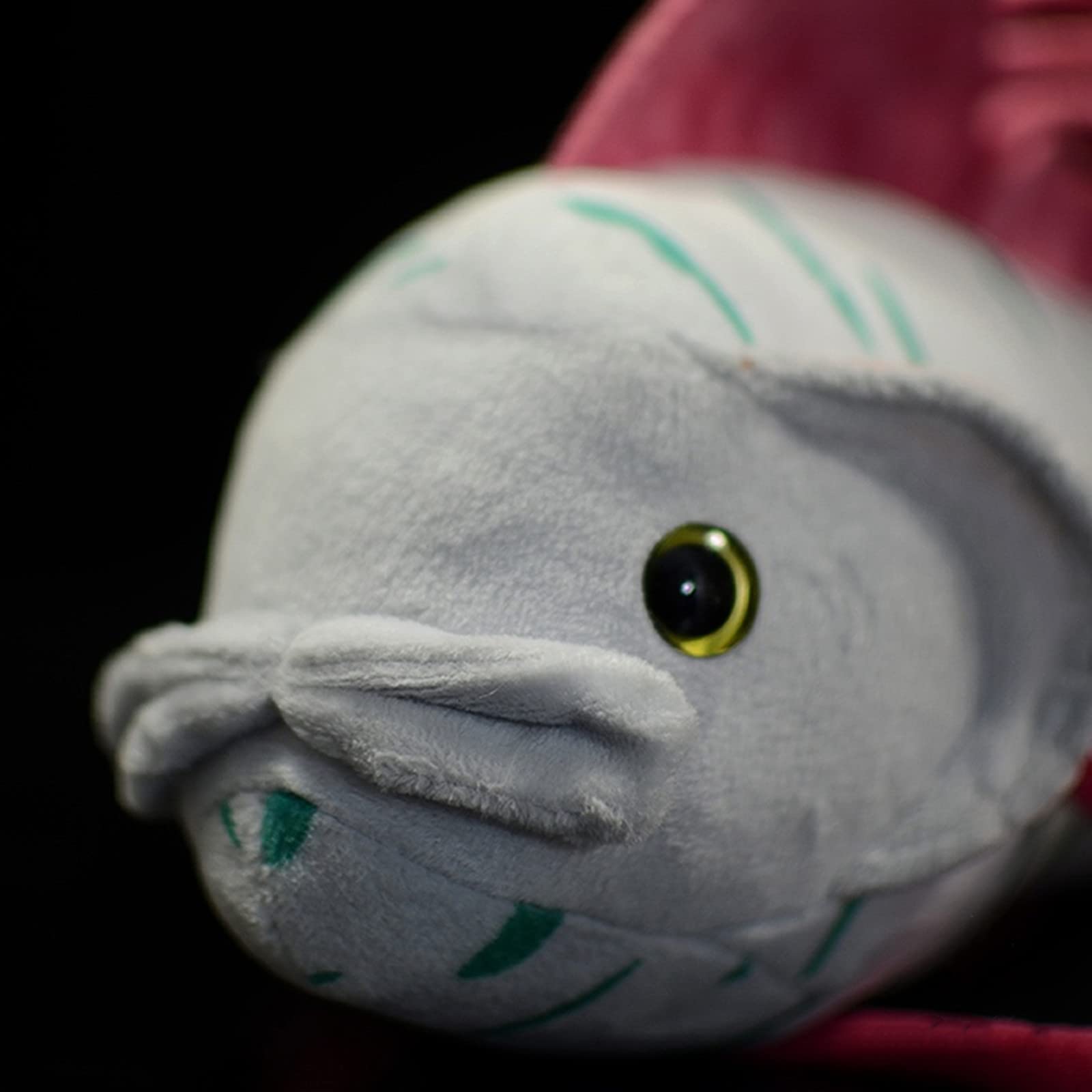 BABY FRANKIEZHOU Simulation Oarfish Stuffed Animals 26inch, Cute Soft Oarfish Fish Plush Toy Children Room Decoration Pillows…