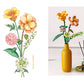 MEIEST Mini Building Blocks Flower Bouquet Plant Model Set,Creative DIY Artificial Flowers Botanical Collection Construction Bricks Toy for Kids