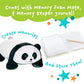 MEMORY MATES Booski the Panda Memory Foam Pillow Plush,15” Stuffed Animal