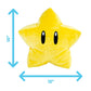 Club Mocchi Mocchi- Super Mario Plush - Super Star Plushie - Squishy Collectible Mario Toys and Plushies - 15 inch