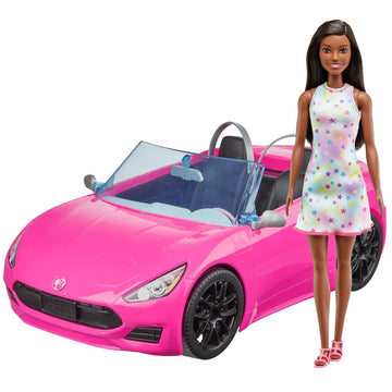 Mattel - Barbie Doll and Vehicle, Brunette
