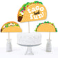 Big Dot of Happiness Taco ‘Bout Fun - Mexican Fiesta Centerpiece Sticks - Table Toppers - Set of 15