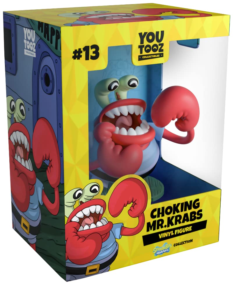 Youtooz Spongebob Squarepants Choking Mr. Krabs 3.6" Vinyl Figure
