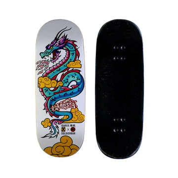 SOLDIER BAR 11.0 Maple Wooden Fingerboards Deck (Handmade 5-Layer Canada Maple 34mmX98mm) (Cactus)