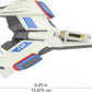 Mattel Disney Pixar Lightyear Hyperspeed Series XL-02 Spaceship & Buzz Lightyear Figure, 6.7 Inch Long Vehicle & 1.25 Inch Figure, Toy 4 Years & Up