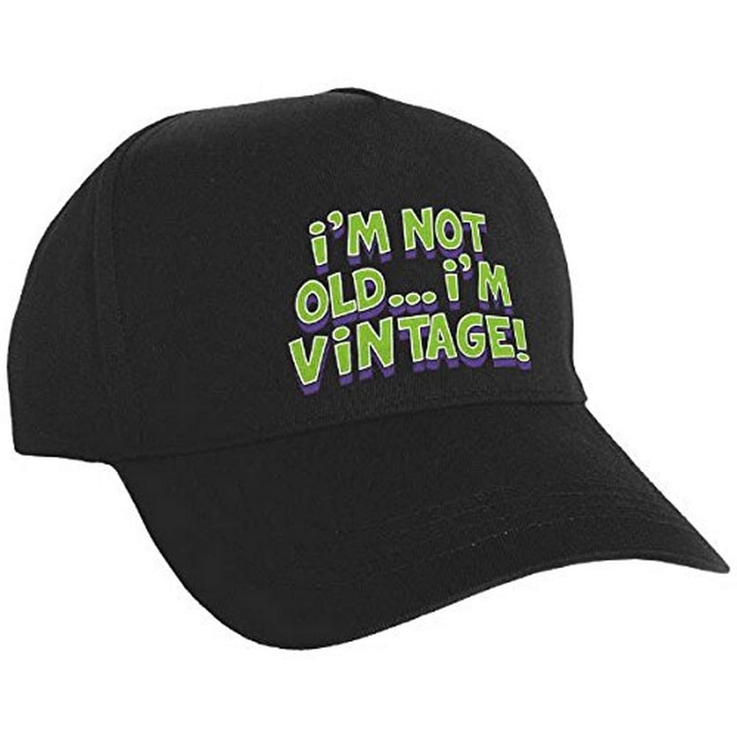 amscan Old Dude Black Novelty Adult Cap, One Size