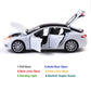 gidoyi Toy Car Model S Alloy Model Cars Pull Back Vehicles 1/32 Scale Car Toys for Toddlers Kids (White)
