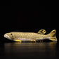 Realistic Northern Pike Fish Stuffed Plush Toy - Simulation 18.5” Lifelike Depth Ocean Animals Pike Plushie Toys Figur, Super Soft Sea Creatures Fish