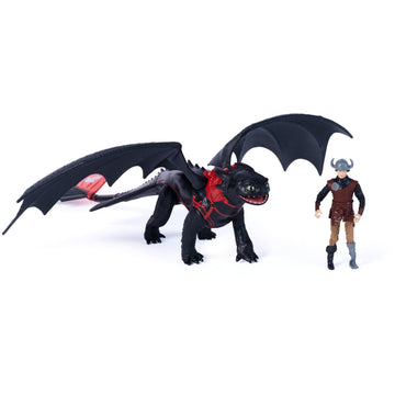 DreamWorks Dragons Toothless & Hiccup Action Figures Viking Rider Duo