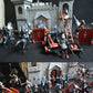 PXRJE Medieval Castle Knights Action Figure Toy Army Playset with Assemble Castle, Catapult and Horse-Drawn Carriage Great for Girls and Boys(A1)