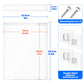 Clear Display Case for Magazine Book, Acrylic Magazine Book Frame Wall Mount, Collectible Magazine Book Storage, UV-Protection Display Magazine Book