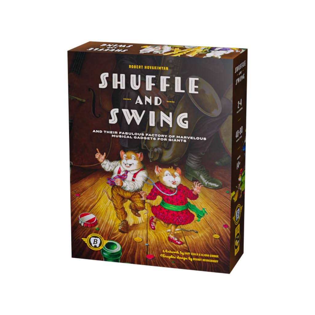BITEWING Games Shuffle & Swing Board, Win The Big Promotion! 2-4 Players